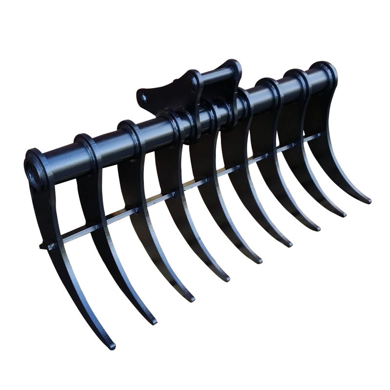 Mặc chống mài mòn Máy xúc thép Chổi Kích thước Cào tùy chỉnh Rake gốc